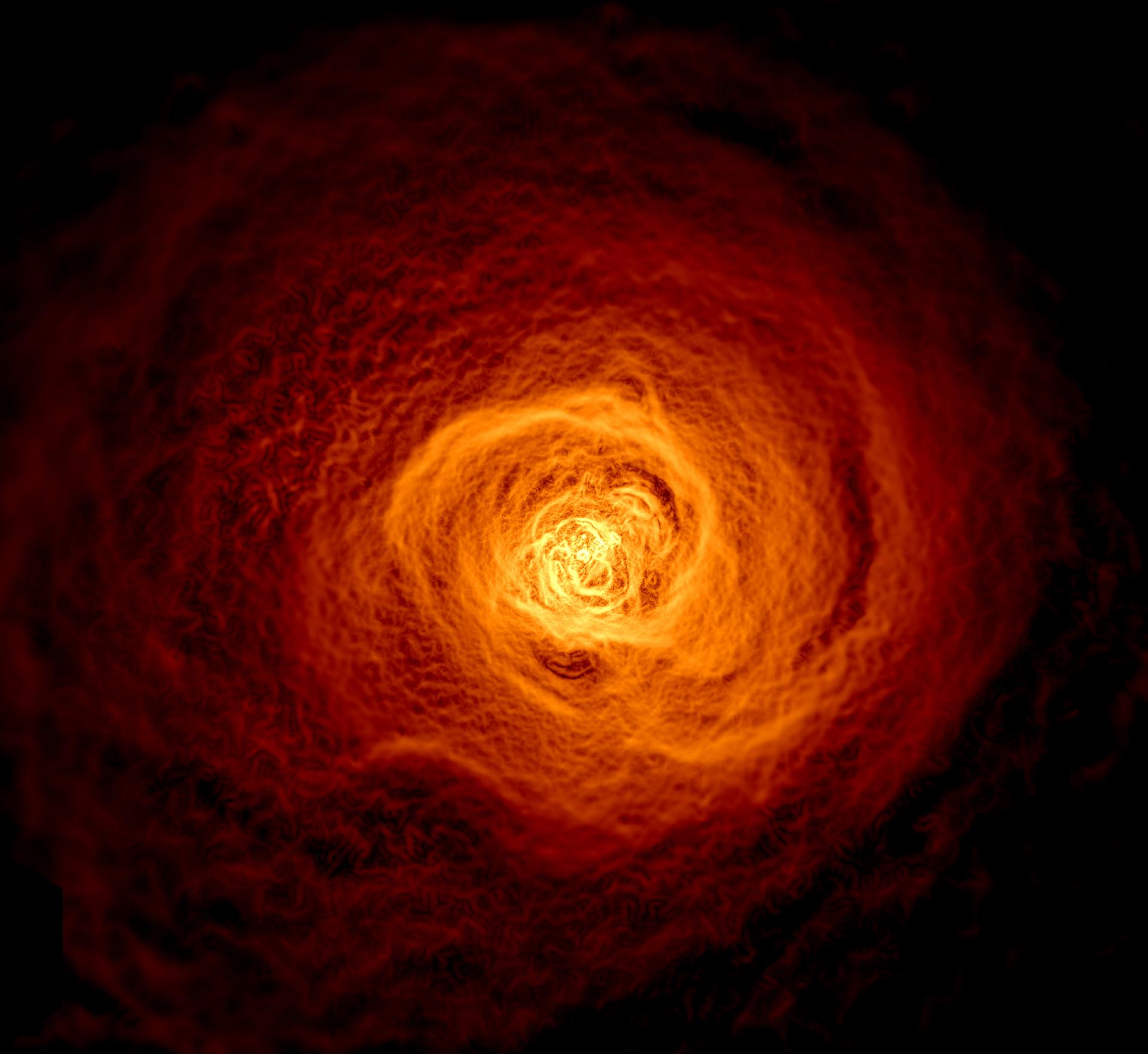 Chandra Decodes the 'Treble Clef': A Black Hole Outburst Revived by a Cluster Collision