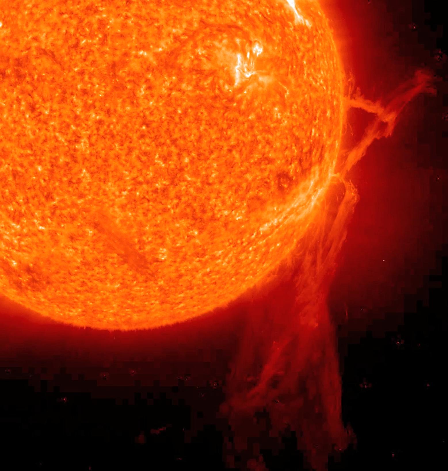 A Filament Let Go on the Sun, and a Glancing CME Is Headed for Earth