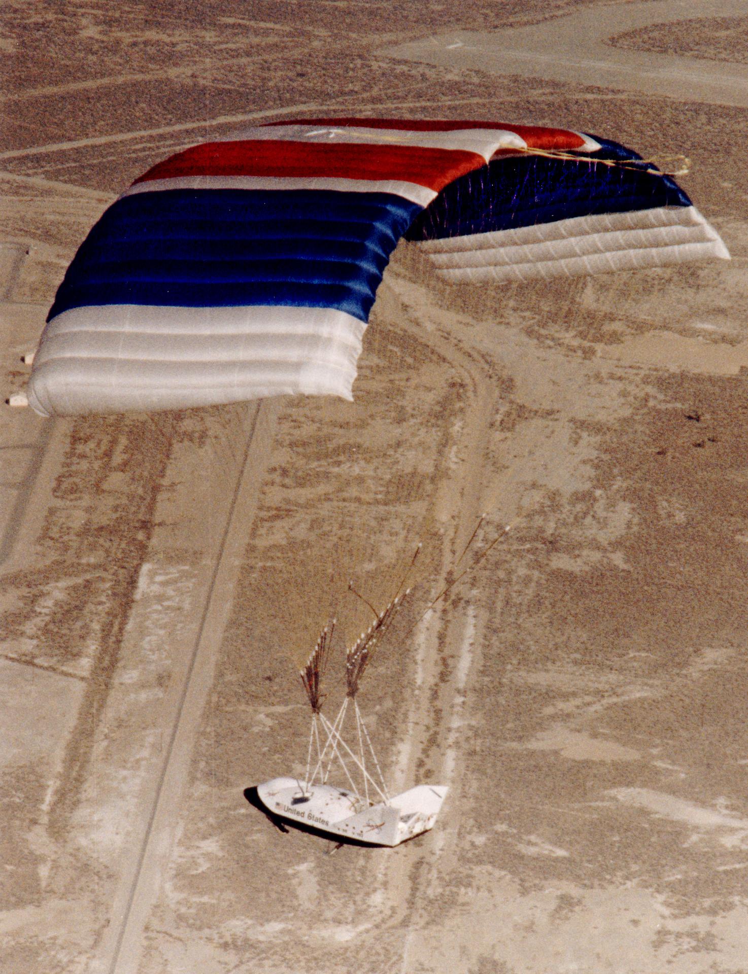 Europe's Space Rider Mock-Up Crashes After Parafoil Fails in Sardinia Drop Test