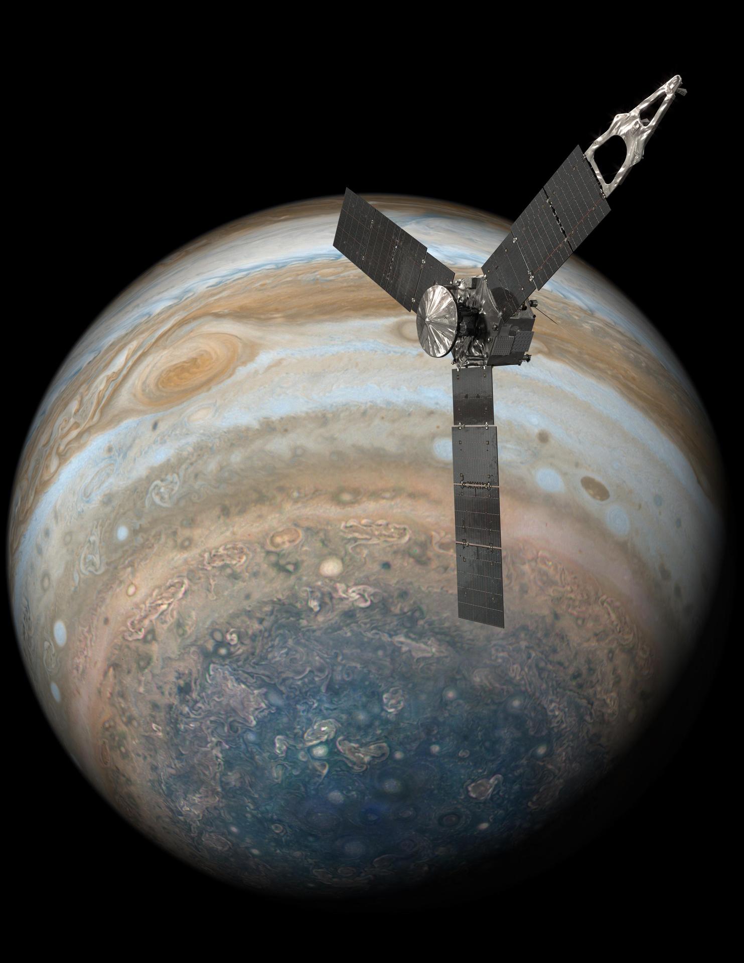 Jupiter's Magnetodisk Ripples Like a Flag, Juno Data Show