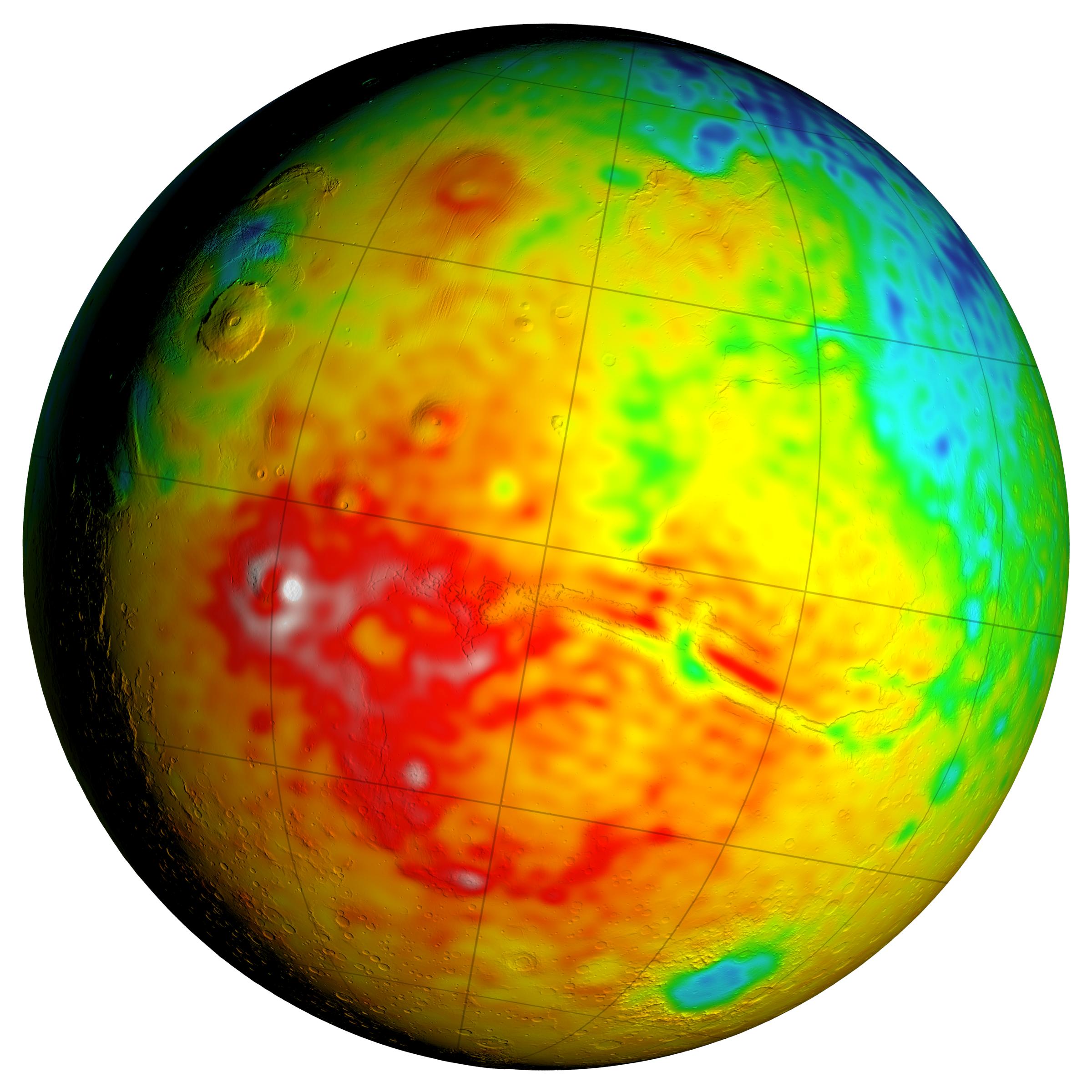 Mars Has a Hot Spot Under Its Southern Highlands, and Orbiter Tracking Data Found It