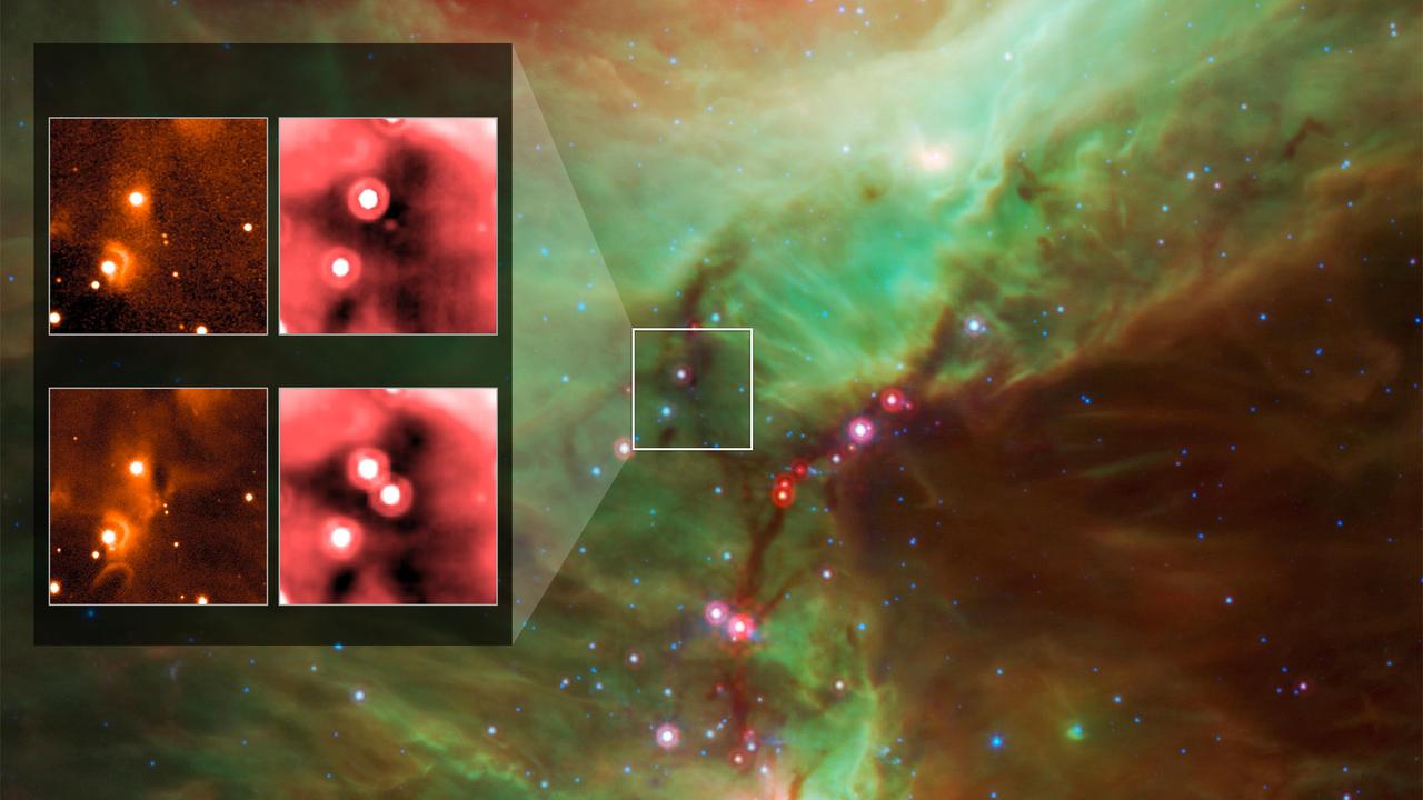ALMA Catches Two Massive Baby Stars Colliding Into an Eccentric Binary