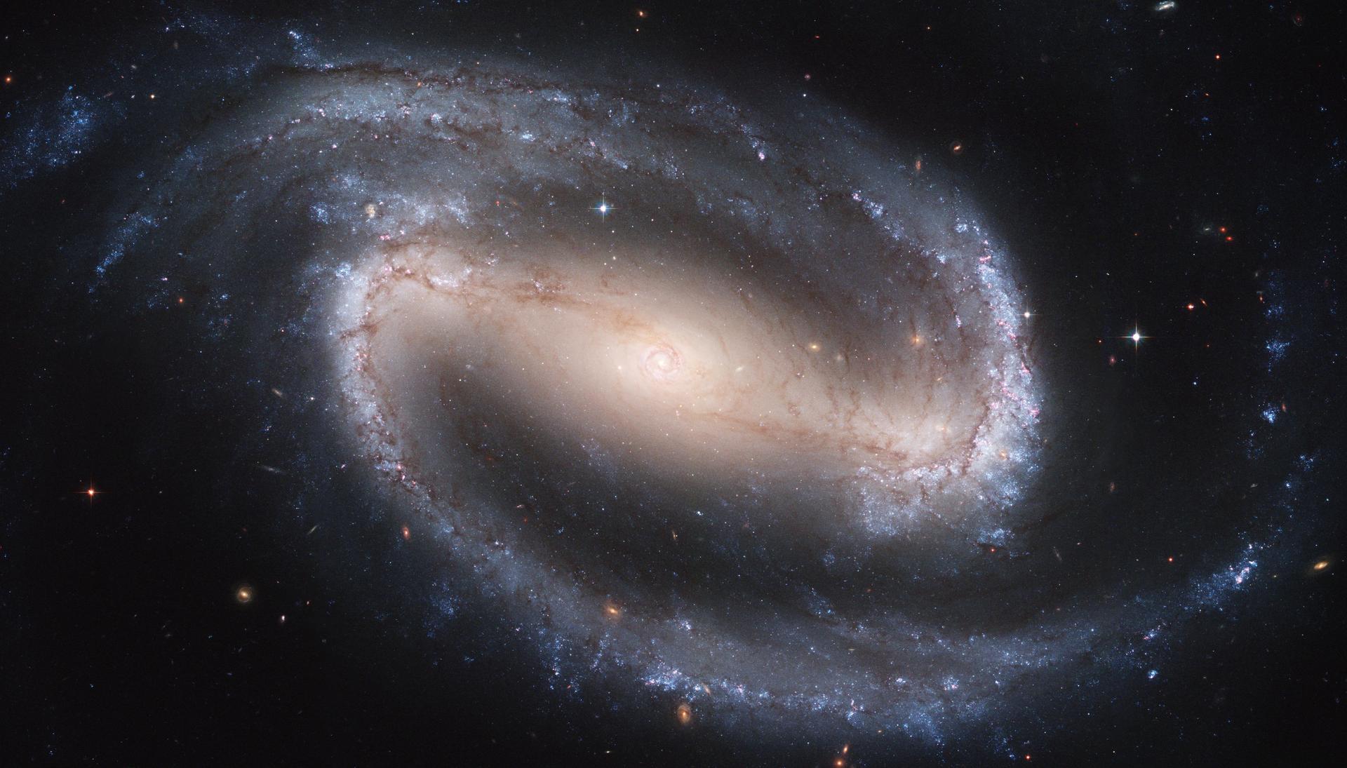JWST Spots the Most Distant Barred Spiral Galaxy Ever Seen, and It's Already Surprisingly Grown-Up