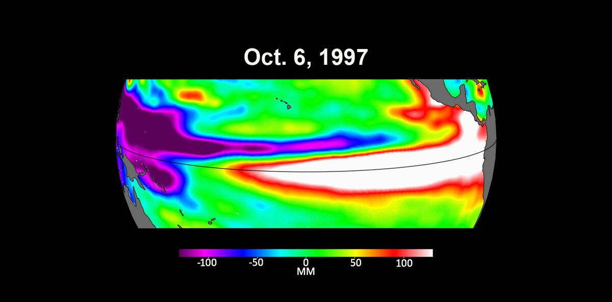 NASA Satellites Watch a Historic El Niño Build as NOAA Weighs the Strongest Event Since 1950