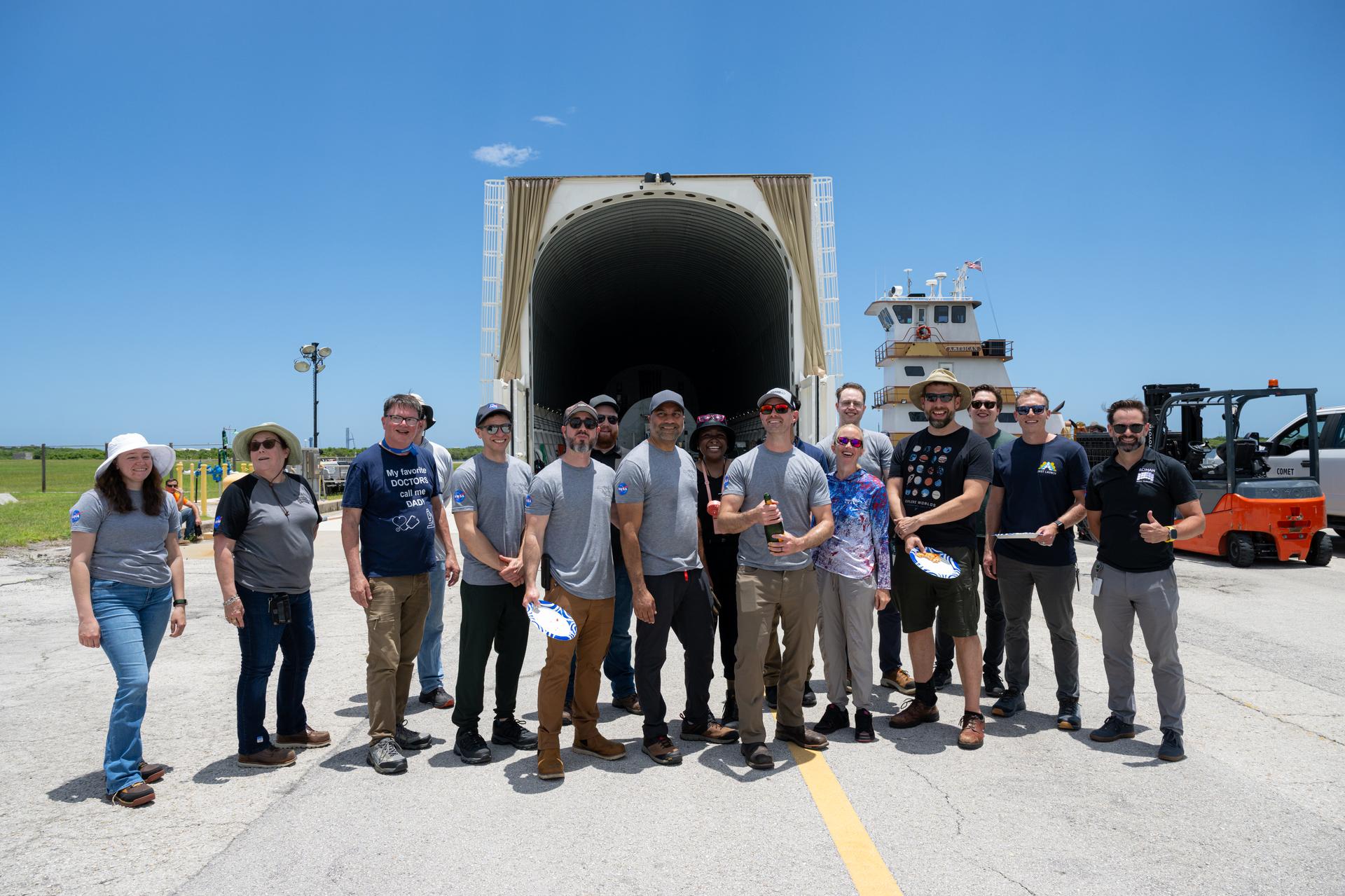 Roman Space Telescope Stands Up at Kennedy as August 30 Launch Nears