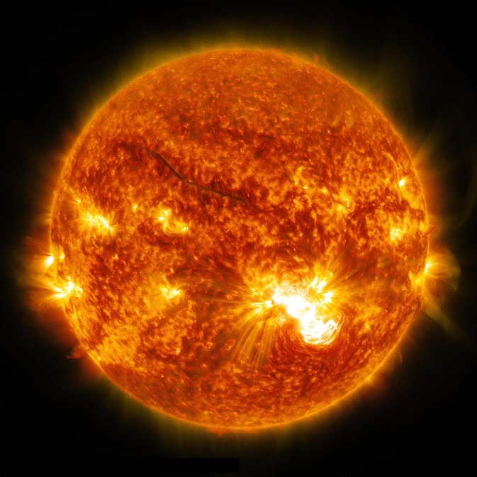 Sunspot AR4549 erupts out of nowhere as three M-class flares break the Sun's lull