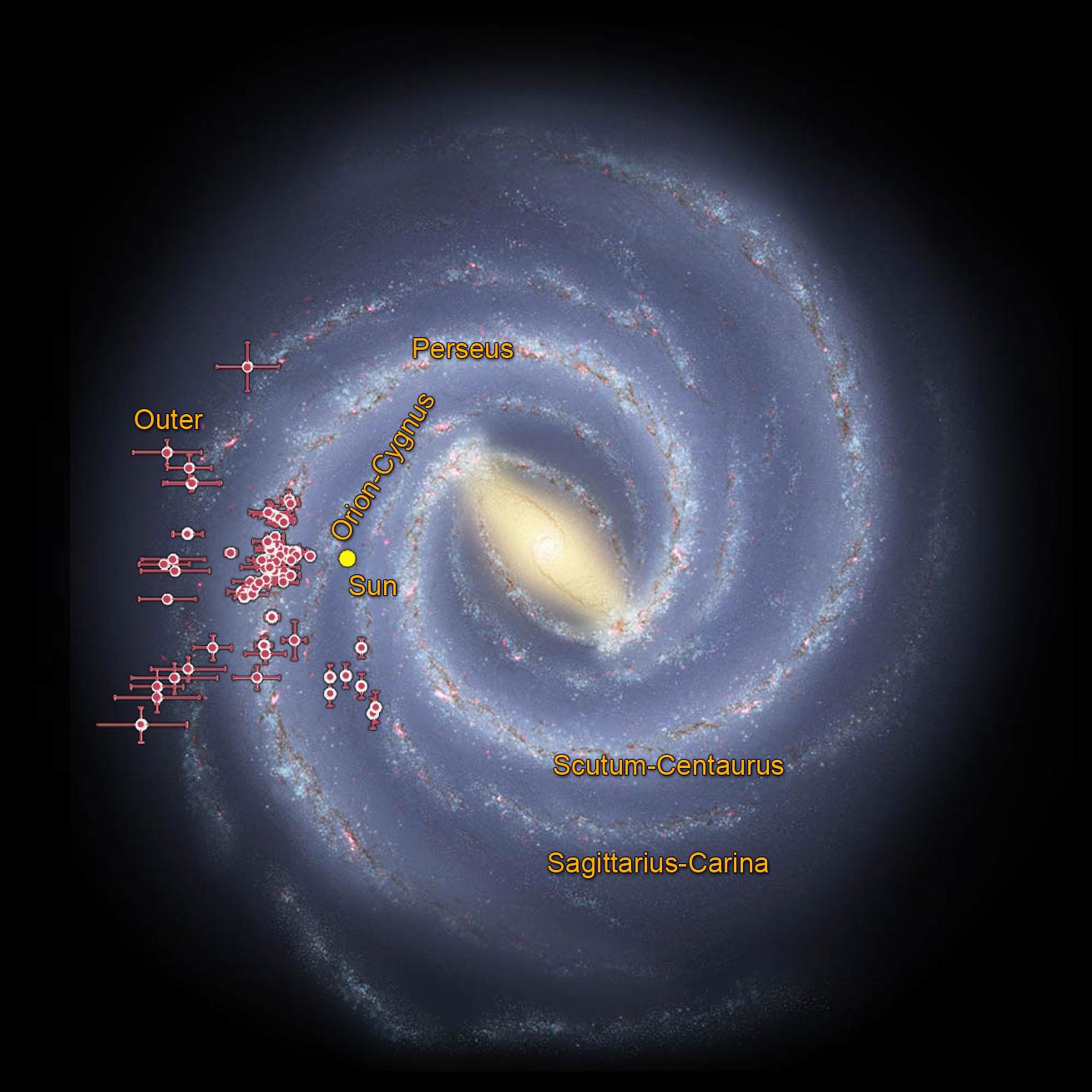 X-ray Echoes of Dead Stars Nudge the Milky Way's Outer Arms Farther Out