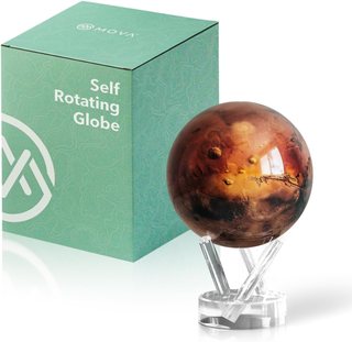 MOVA Self-Rotating Mars Globe